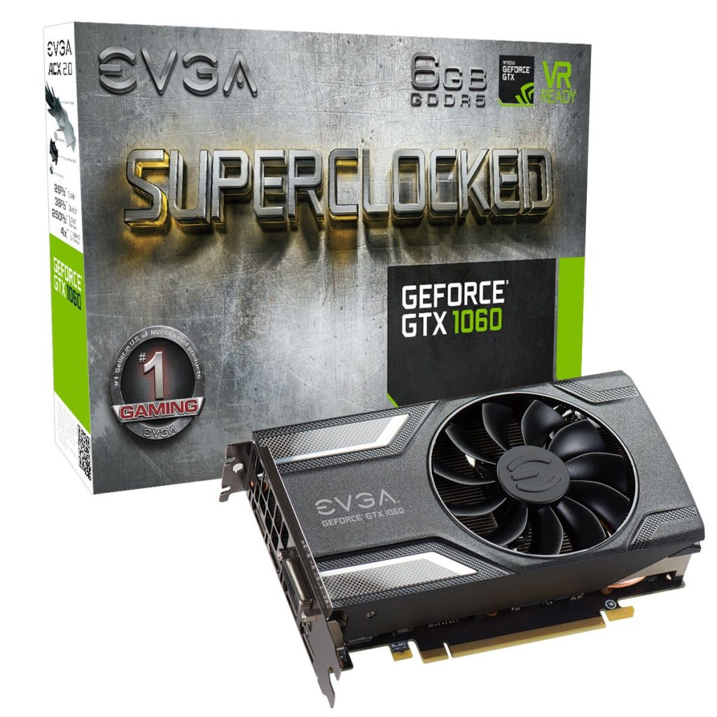 EVGA GeForce GTX 1060 SC Oyun 6GB DDR5 Ekran Kartı