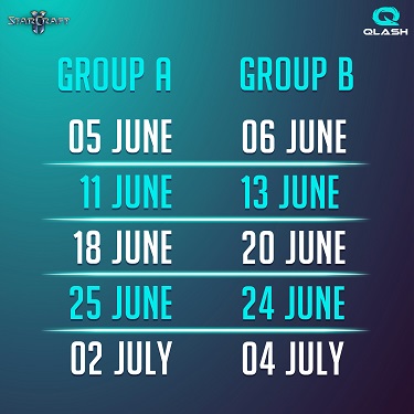 QLASH SC2 Davetiye Takvimi