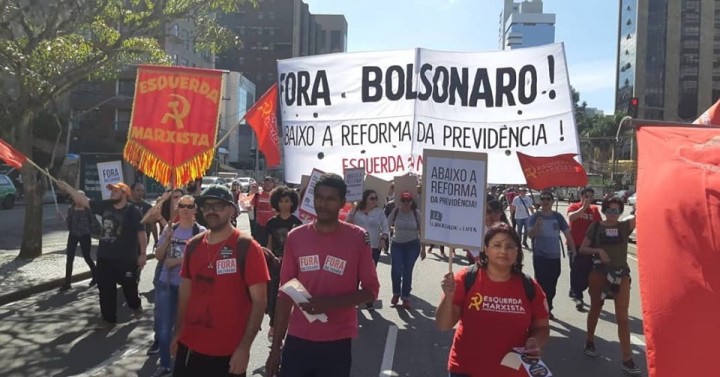14 Haziran Curitiba Görüntüsü Fora Bolsonaro