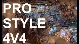 Pro Seviye 4v4 7'NİN EN İYİSİ !!! - StarCraft2 - Boşluğun Mirası 2018