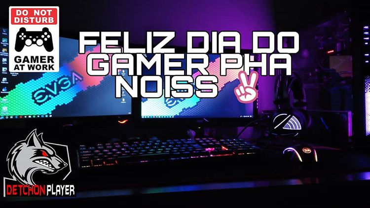 detchonplayer'in Resmi: Feliz dia do gamer pha noisss ✌✌✌✌ Gamer Sempre Gamer
.
#streamer #detchonplayer #redragon #evga # detchonplayer'in Resmi: Feliz dia do gamer pha noisss ✌✌✌✌ Gamer Sempre Gamer
.
#streamer #detchonplayer #redragon #evga #