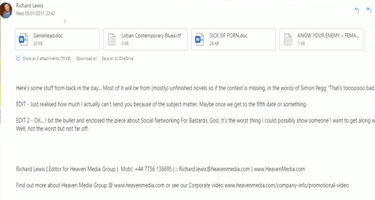 eSports Gazeteci Richard Lewis, Blackmail Kampanyası ile Mücadele Etmek İçin Geçmiş Yazma Tarihini Açıkladı