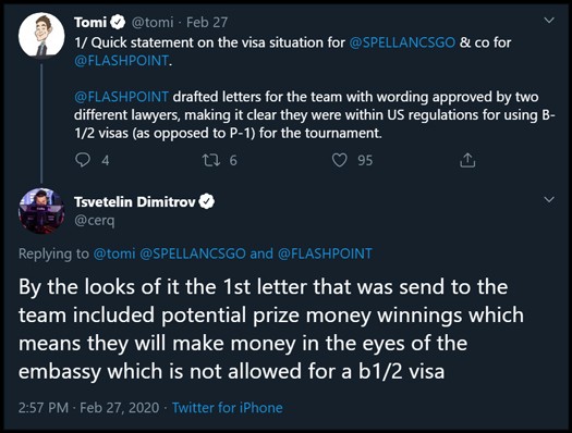 Tomi Kovanen ve EG Cerq, SKADE'in Flashpoint vizesi sorunlarını görüştüler