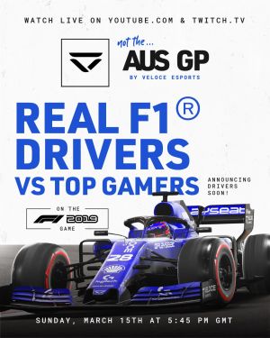 Veloce Esports bu Pazar F1 aksiyonu verecek