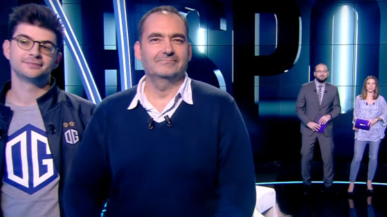 Ön planda: Ceb (solda) ve Xavier Oswald (Sağda) @beIN eSports - Millenium